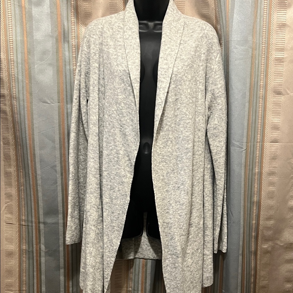 Eileen Fisher Women's Open Front Cardigan with closing pin